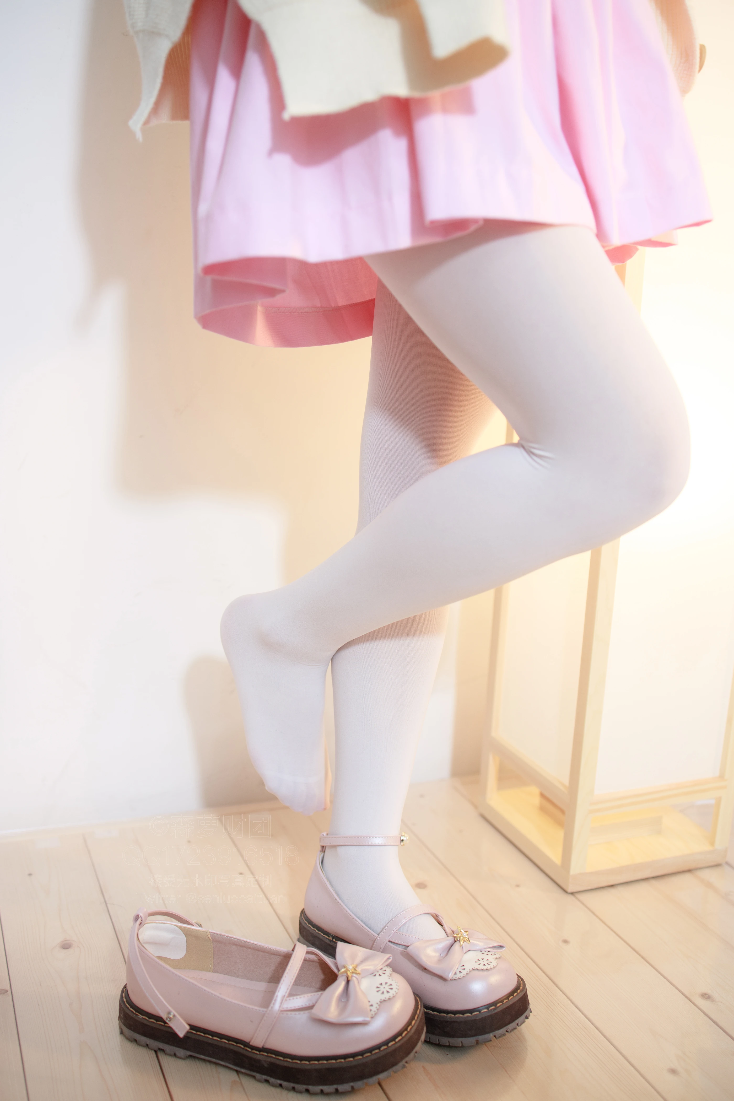 森萝财团 [X-059] 萝莉白丝80D [97P 1V]插图6